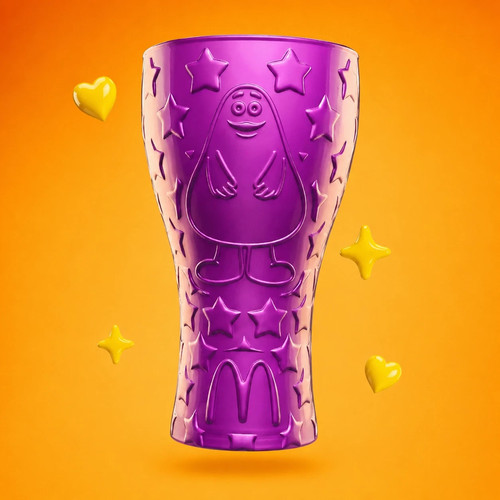 Mcdonalds grimace glass - mcdonalds,