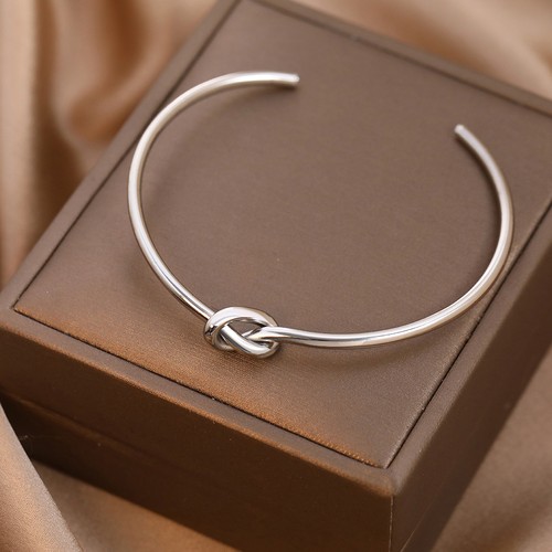 Armreif knoten armband gold - armreif,