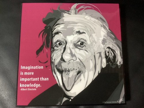 Bild pop art - albert, einstein