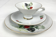 Winterling Sammeltasse 3tlg. Rosen schwarz, rot, weiß