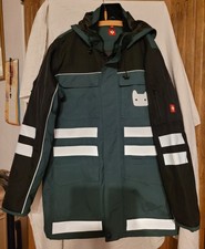 Engelbert Strauss Jacke Winter warm grün Gr. M mit 2 Kapuzen fast neuwertig