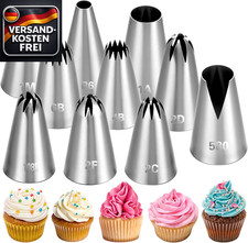 Edelstahl Spritztüllen Set