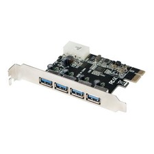 LogiLink PC0057A PCI Express Karte 4x USB 3.0 Typ A Buchse Plug & Play