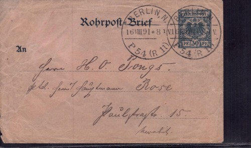 Reich ganzsache - dt.,