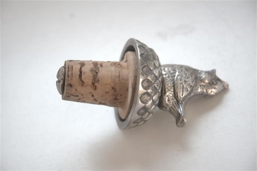 Weinkorken vogel metall - weinkorken,