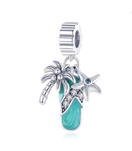 Charm anhänger palme dangle - anhänger, palme-dangle