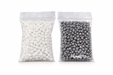 Edelstahl und Keramikkugeln