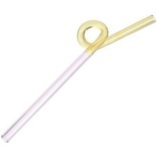  Glas-Strohhalm, gewellt