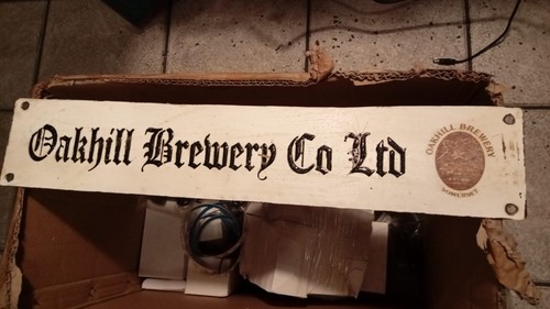 Oakhill pub bier schild - oakhill,