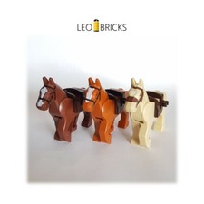 LEGO® City / Castle 3x Pferde