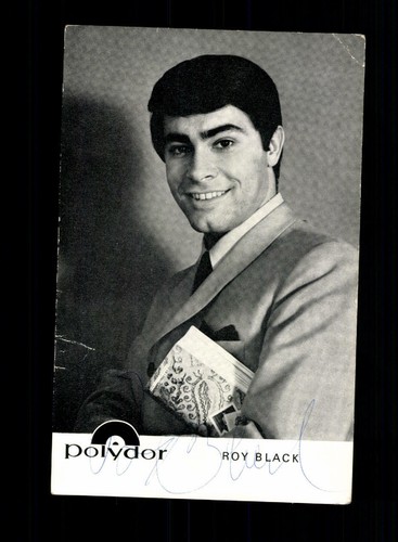 Roy black autogrammkarte - roy,