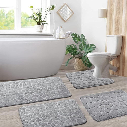 Badematten set teilig - badematten,
