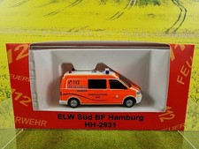 1:87 Rietze VW T5 ELW Süd Feuerwehr Hamburg HH 2931 OVP / S10