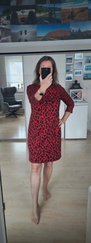 Taifun kleid rot schwarz - rot, 42