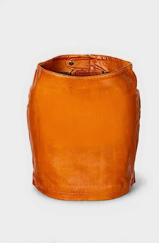 Lederrock aus echt leder als - aus, echt-leder