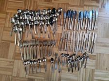 Besteck Konvolut, 96 Teile
