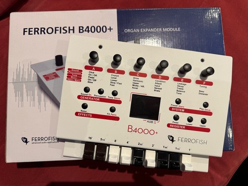 Ferrofish b4000 hammond organ - b4000+,