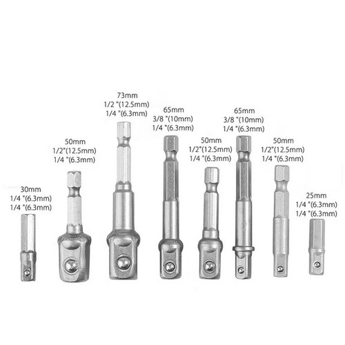 Stecknuss adapter set - set, für
