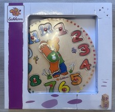 Eichhorn Lernuhr, Holzuhr