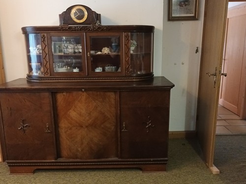 Buffet vitrinen schrank antik - buffet,