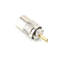 PL-Stecker mit Goldpin - für