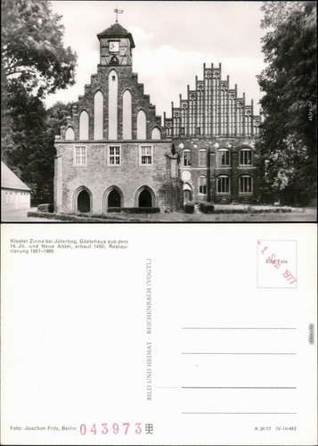 Ansichtskarte kloster - ansichtskarte,