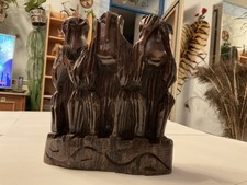 3 Weise Affen, Edelholz,, 15