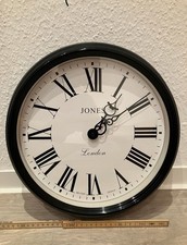 Wanduhr London 35cm Glas und Metall