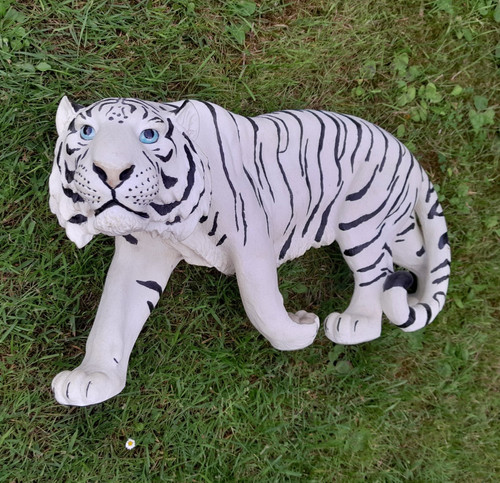 Tiger gartenfigur skulptur - tiger,