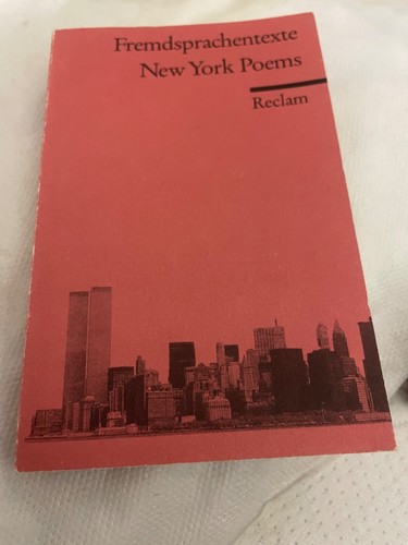 New york poems reclam - poems, –