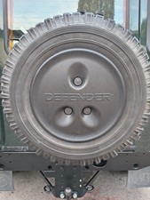 Land Rover Defender TD5 Ersatzradabdeckung Kappe Schutzkappe Schwarz