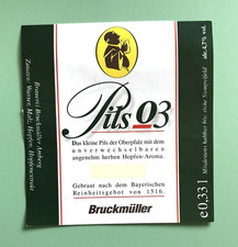 Bieretikett  , Brauerei