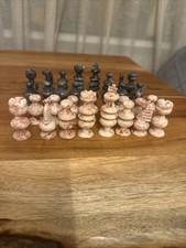 Schachfiguren 32 tlg Marmor