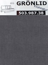 Ikea GRÖNLID Bezug 2er Bettsofa-Element Ljungen mittelgrau NEU OVP 503.987.38 