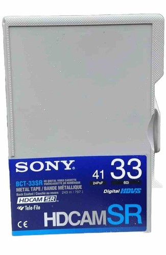 Sony hdcam tape 33min - sr,