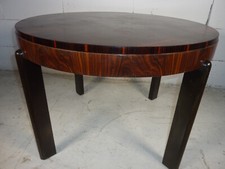 Runder Rauchertisch Salontisch Beistell Tisch Art Deco Makassar Bruno Paul
