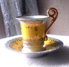 B.E.S Porzellan. Mokkaservice/Espresso Tasse und Untertasse