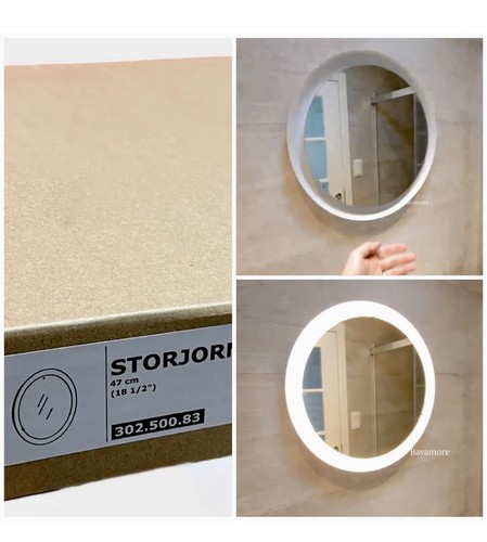 Ikea storjorm badspiegel rund - storjorm,