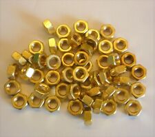 25 x Sechskantmutter Mutter M 6 Messing DIN 934 NEU