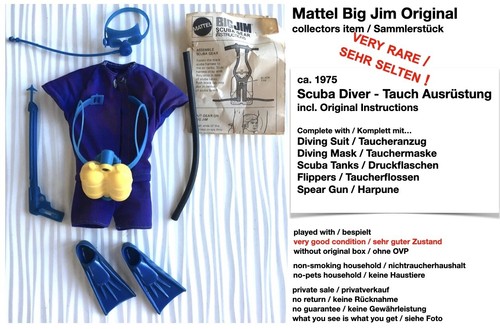 Big jim outfit scuba - big, :