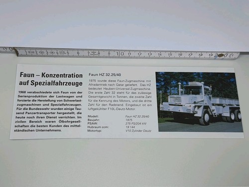Faun lkw - hz,