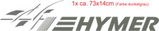 Aufkleber hymer mit design - aufkleber,