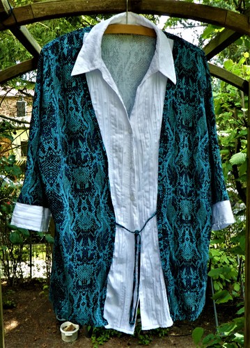 Bluse big chic grün - &,