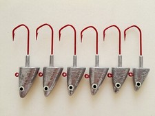2er Pack 80-180gr Meeres Jig, Fish Jig, Fisch-Kopf, Bleiwulst, VMC 5150 10/0