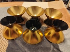 6 DDR Eisbecher aus Alu mit
