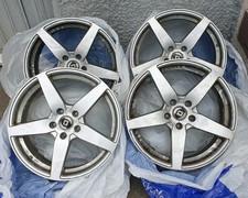 4x 18 Zoll Alufelgen mit Sensoren und Radschrauben ((Gebr.+Super Zust.))