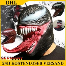 Horror Party Maske Maskerade Cosplay Venom Latex Kopfbedeckung Halloween-Props//