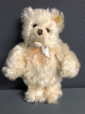 Seltener Steiff Teddy "Zotty" 25 cm von 1960 - 1961 mit Knopf + Fahne