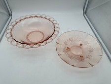 2er set vintage glas schalen - set,
