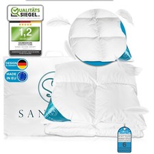 Daunendecke Bettdecke Ganzjahresdecke 135x200 cm 1100g Natur Federn ÖKO-TEX RDS